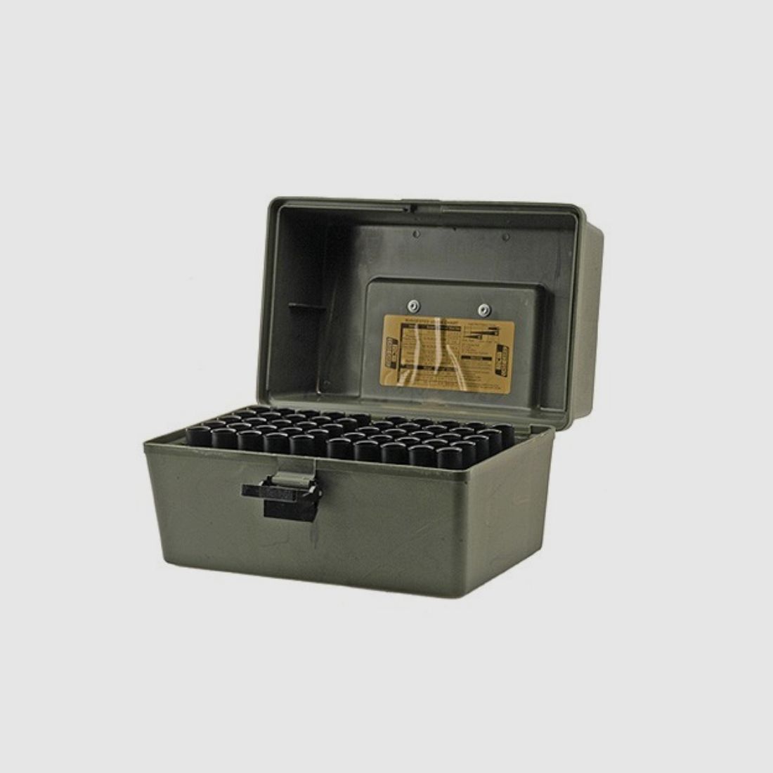 MTM Caja de cartuchos de perdigones SF-100-20-09 camuflaje salvaje para 100 cartuchos de perdigones .20