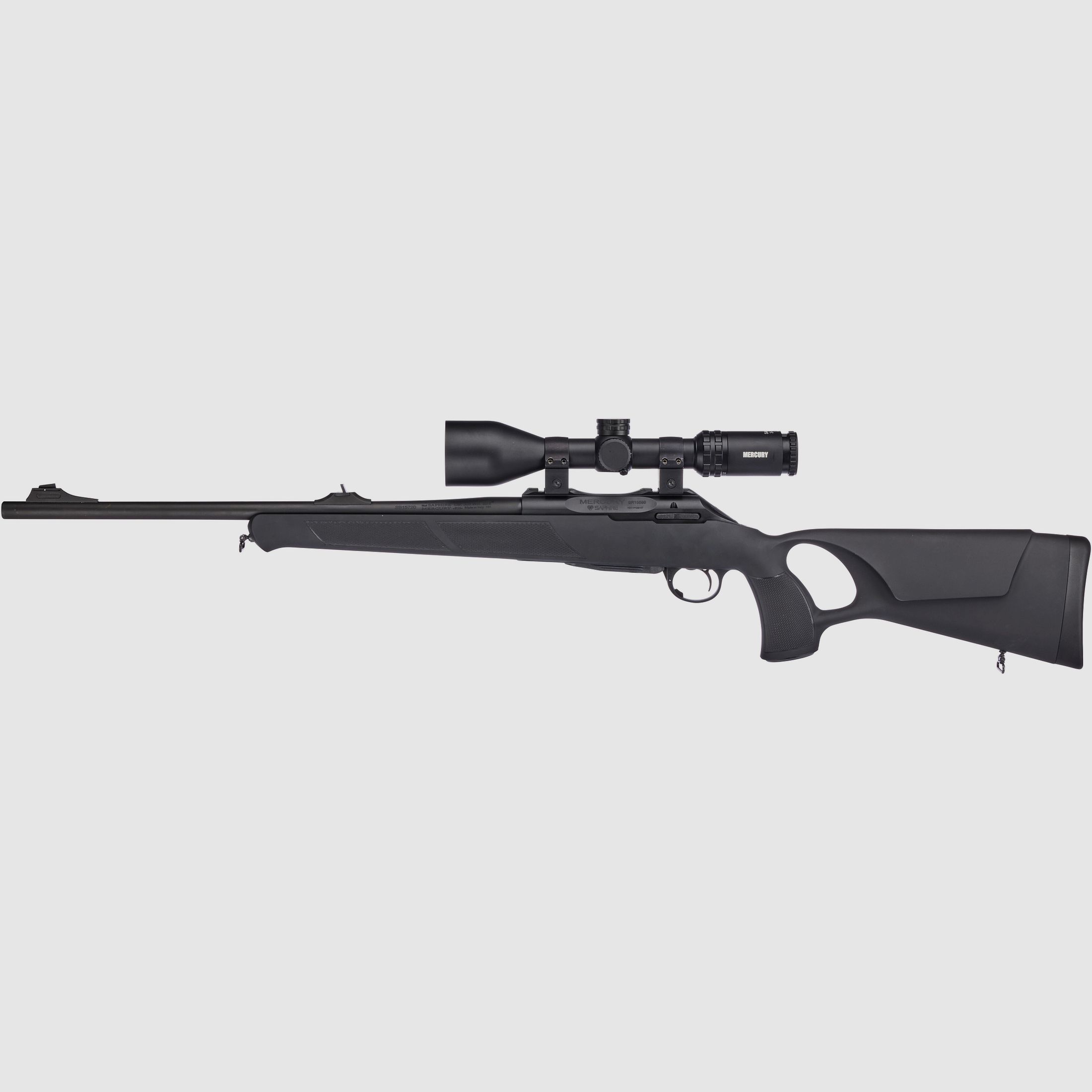 Mercury hunting Komplettangebot Saphire Thumbhole mit Zielfernrohr Saphire 3-12x56i, Kal. .308 Win.