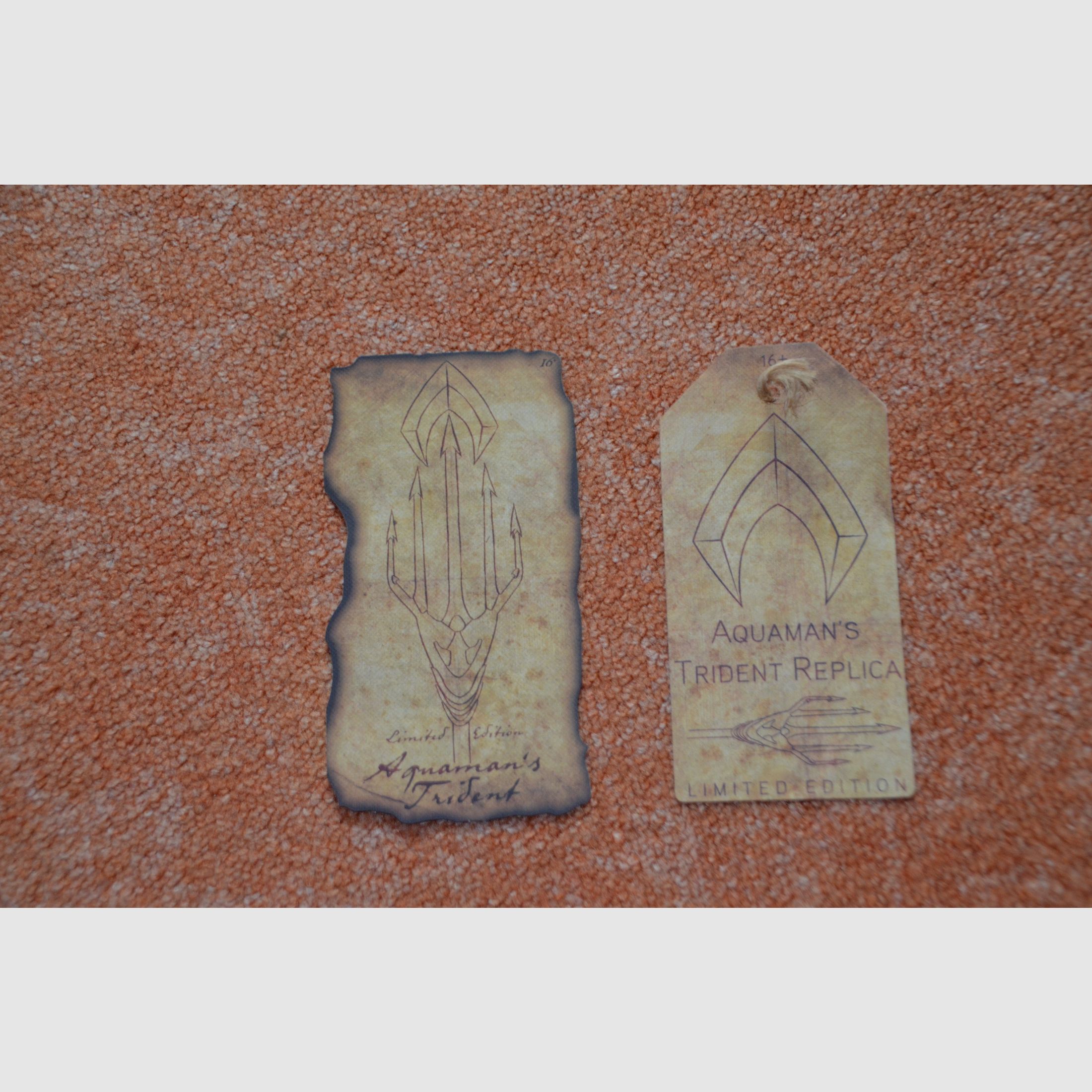 Tridente de Aquaman, tridente, Ikon Collectables, réplica de edición limitada