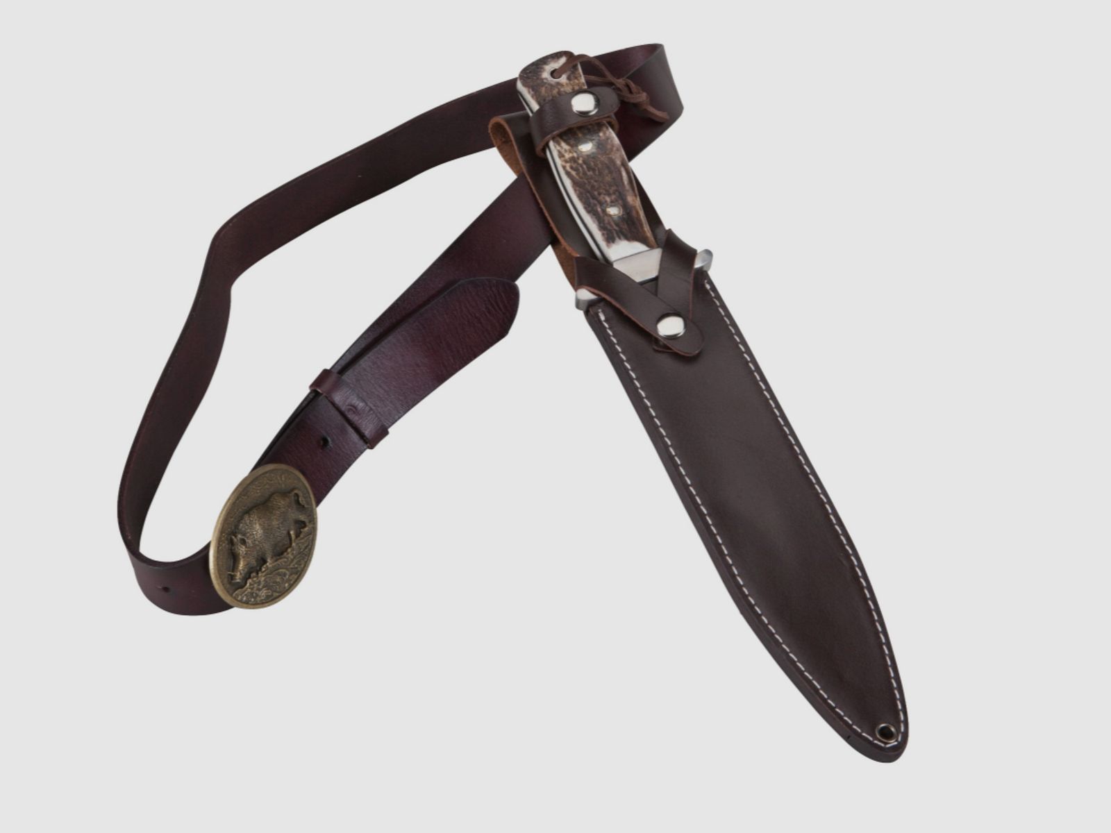 Nóż i pasek 2007497 Hatz-Watz Boar Hunter z paskiem