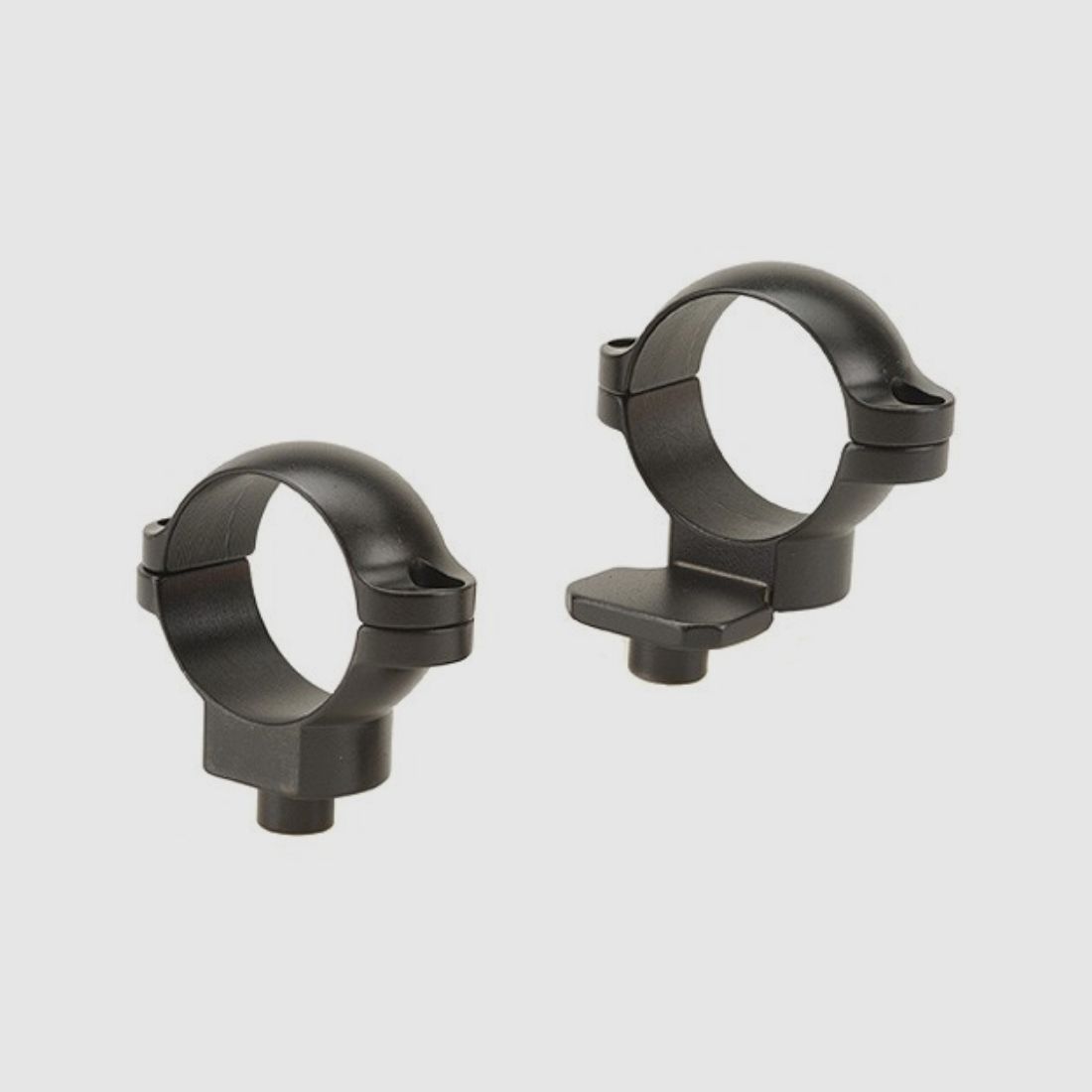 Leupold QR anelli 25,4 mm estesi medi inclinati neri opachi
