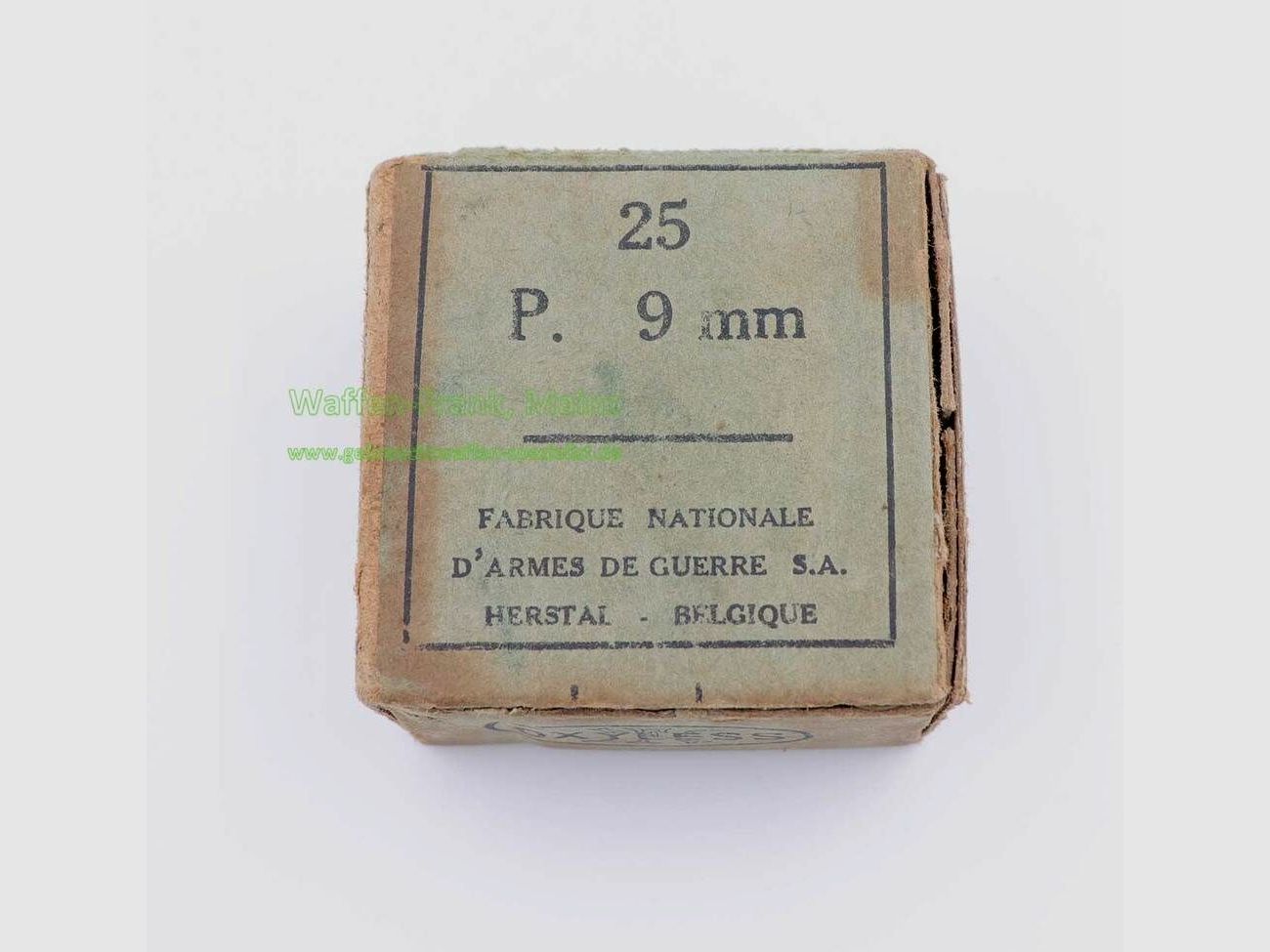 FN Fabrique Nationale Liège Pistol Ammunition 9mm Luger/Parabellum/9x19