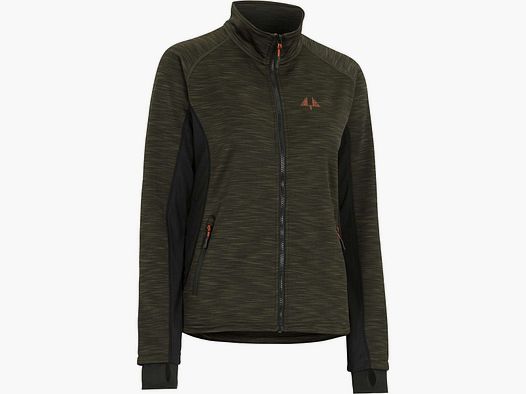 Swedteam Ultra Damen Pullover mit durchgehendem Reißverschluss Jagd Grün 44
