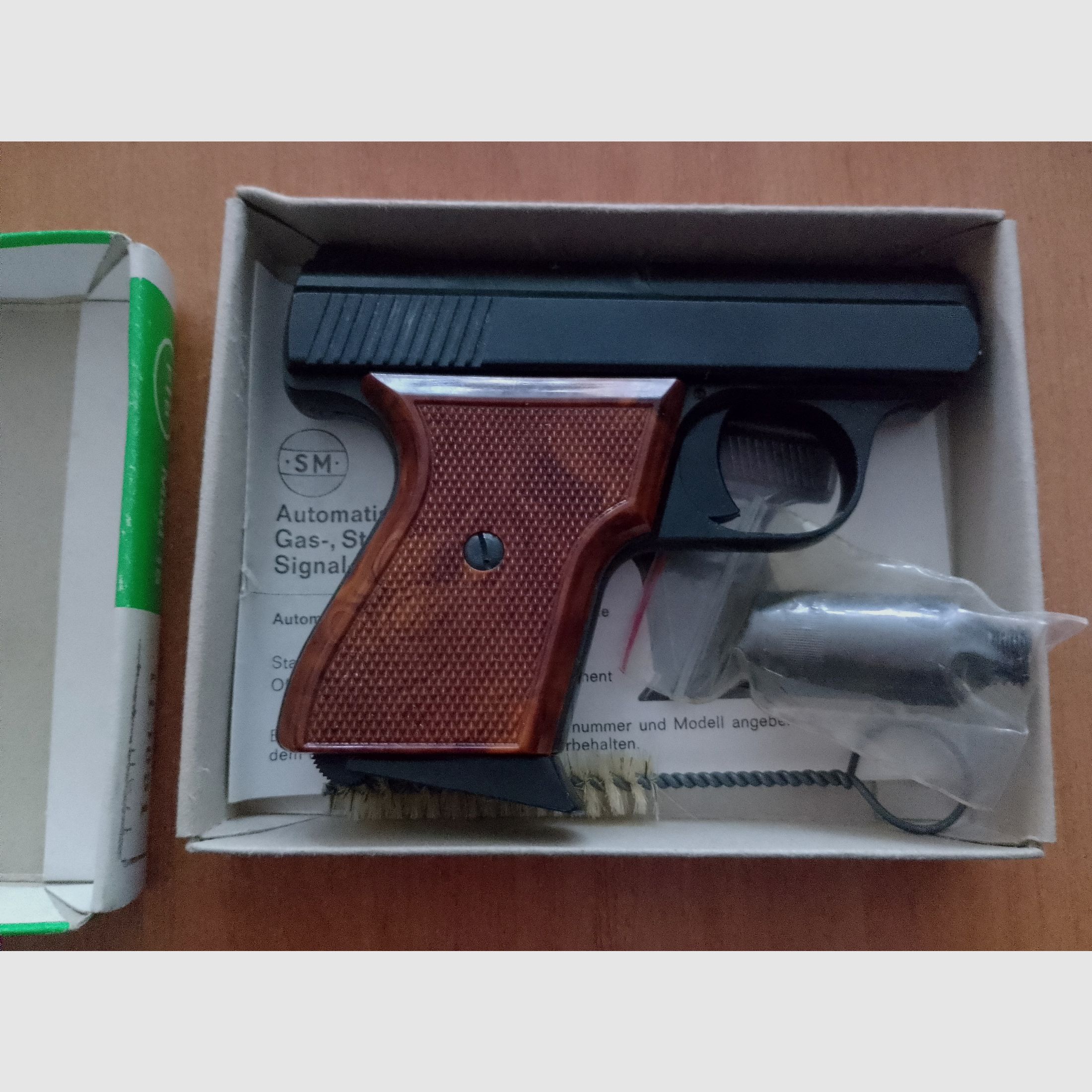 Stary Rhöner SM 15 kal. 8 mm huk w PTB 83/2 z opakowaniem!