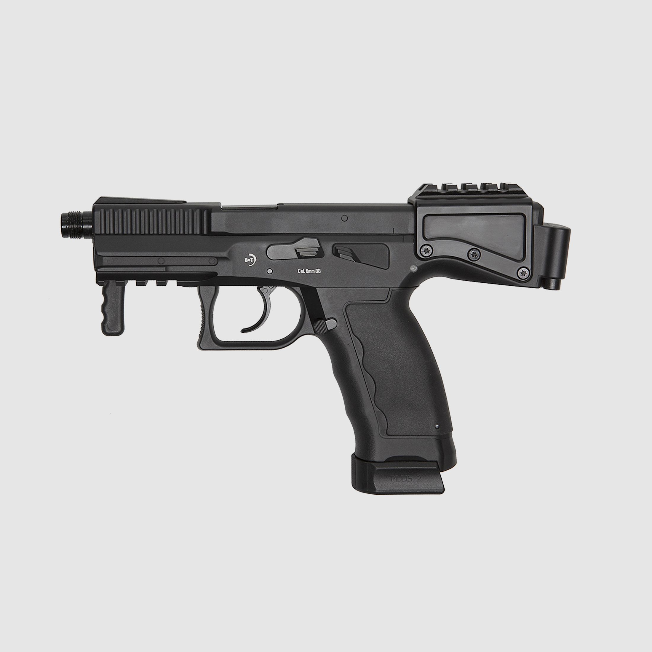 B&T USW A1 zwart 6mm - Airsoft Co2 BlowBack