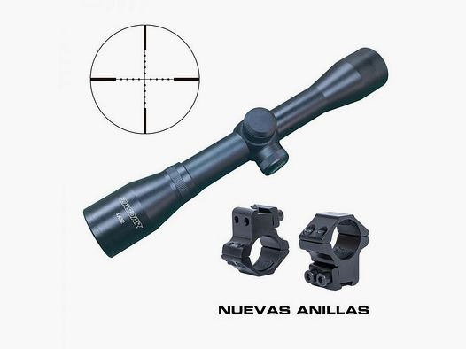 Zasdar 4×32 mm Zielfernrohr Mildot mit 11mm Montageringen.