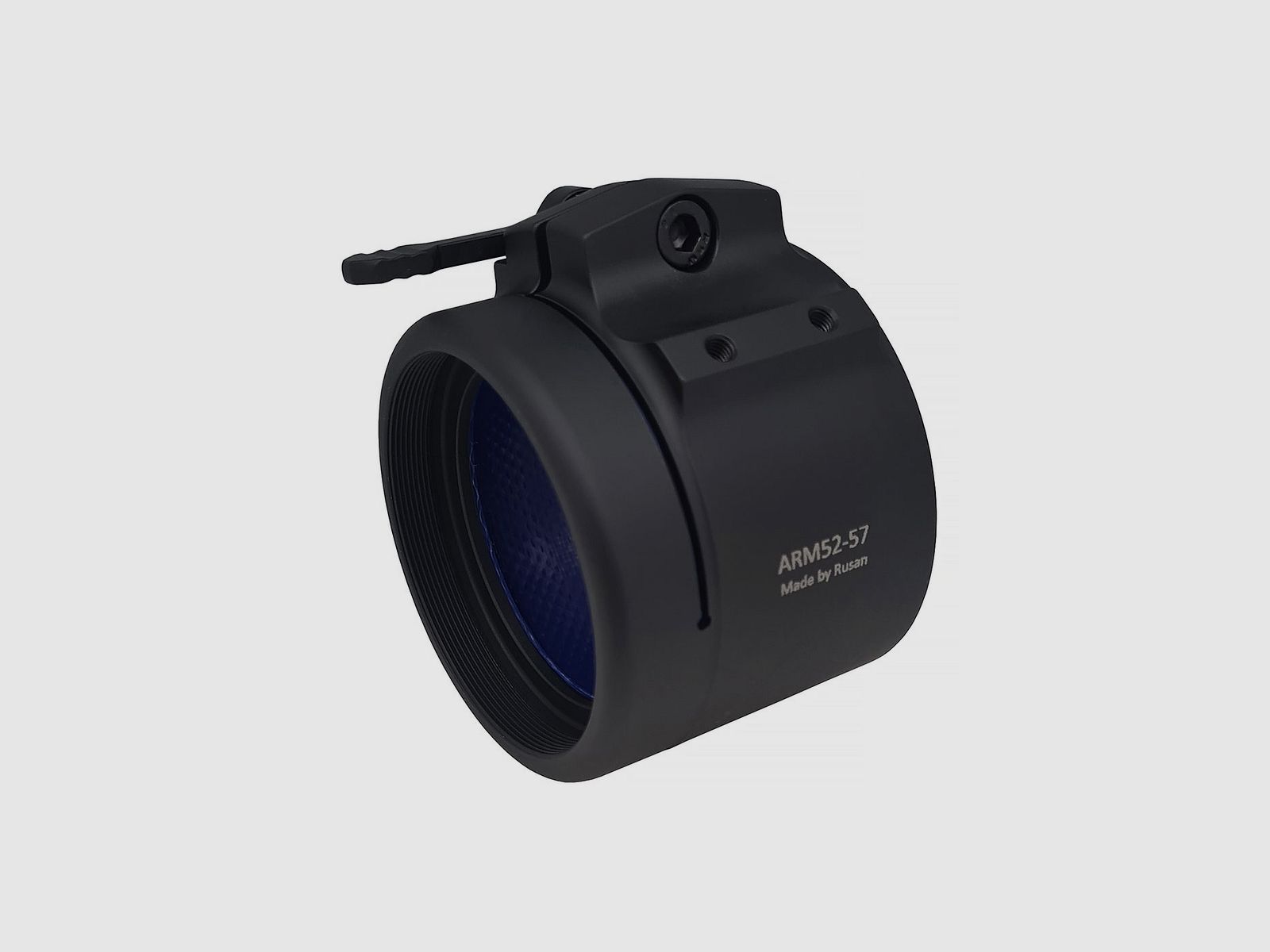 RUSAN Q-R ADAPTER FÜR WÄRMEBILDGERÄTE UND NACHTSICHTGERÄTE MIT M52x0,75 – 58mm GEWINDE