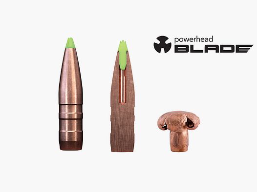 Munizioni Sako POWERHEAD BLADE 120 gr/7,8 g 6.5mm Creedmoor