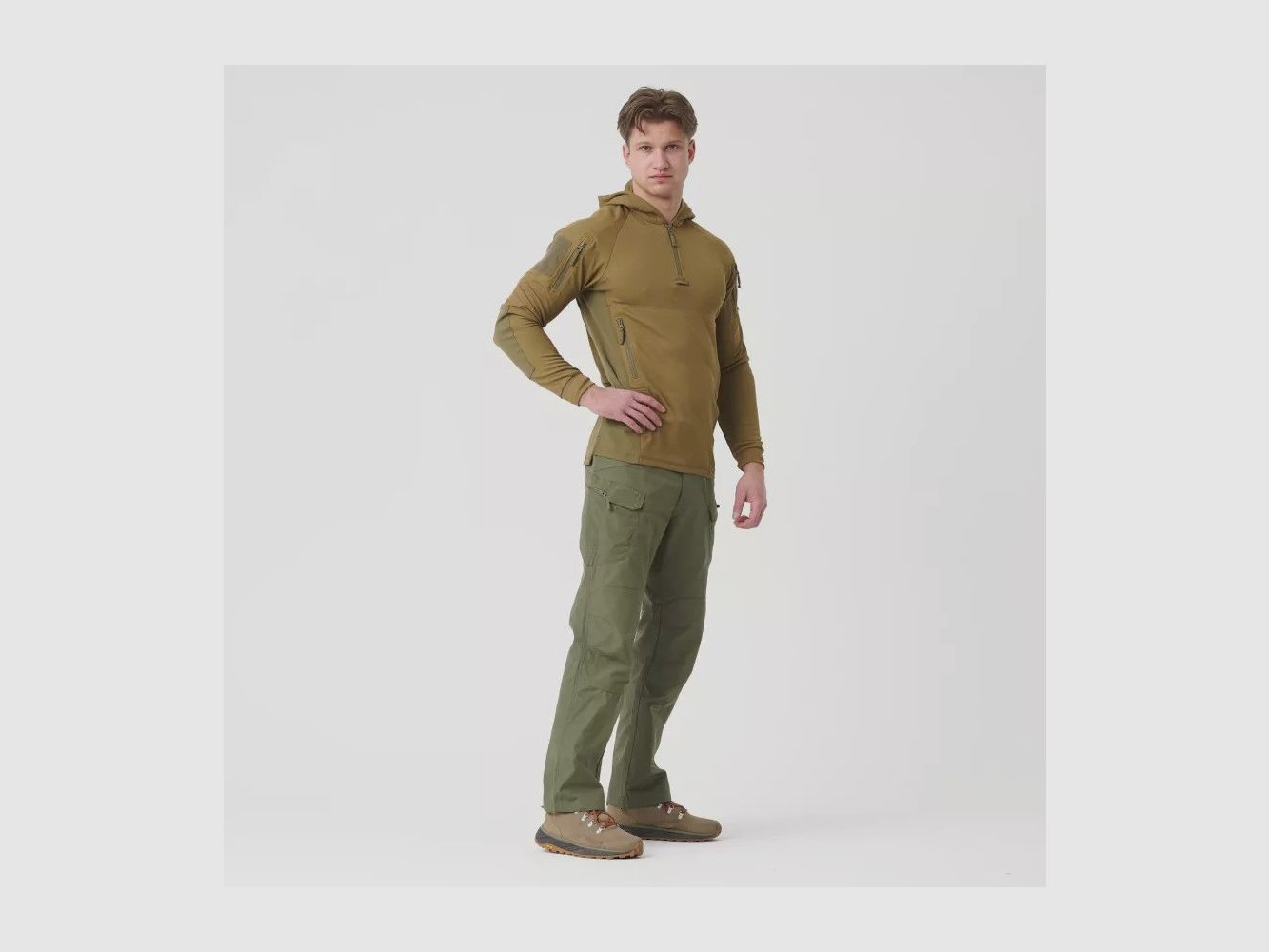 Bluza RANGE HOODIE TopCool Coyote/Adaptive Green, zdjęcie 11 z 13