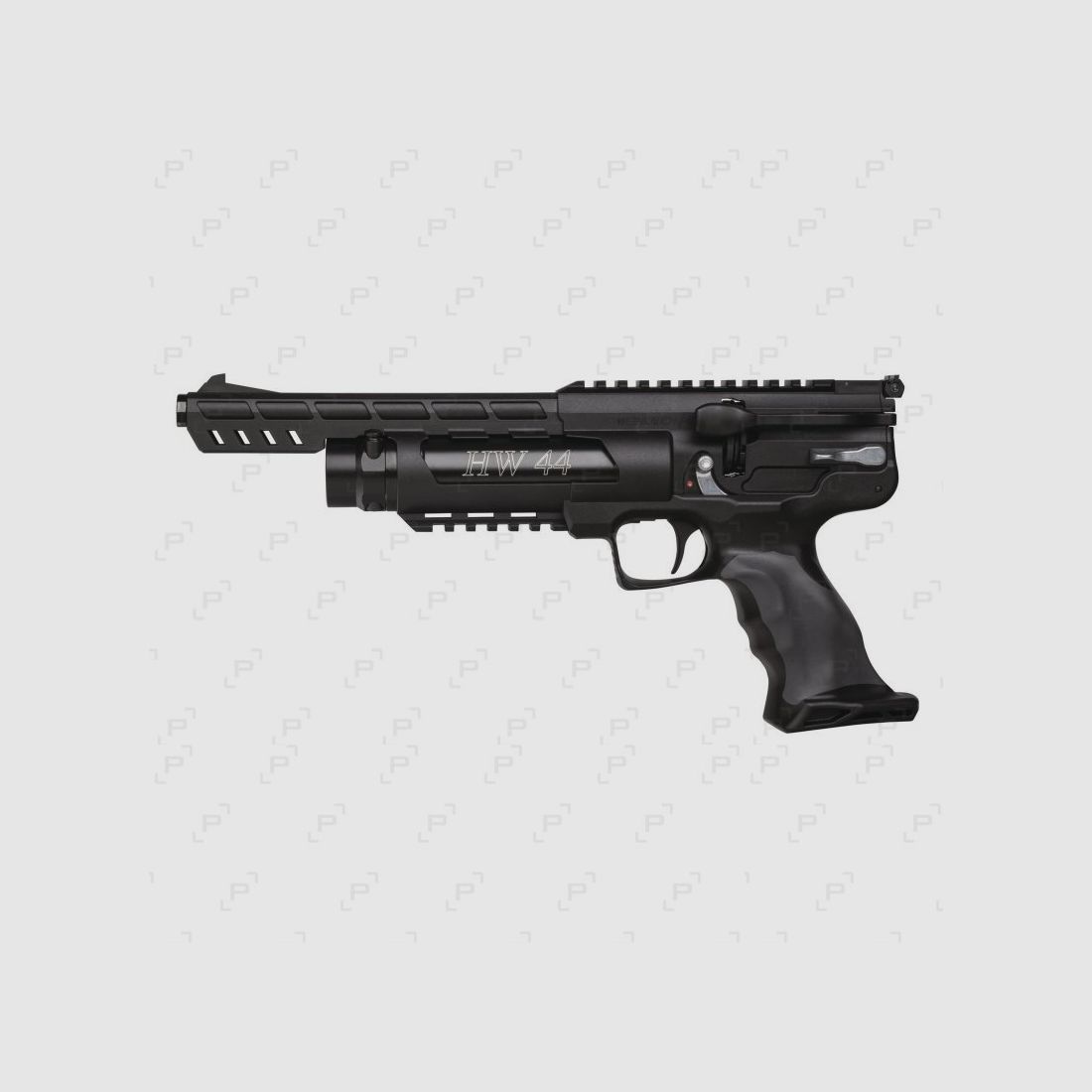 Pre-compressed air pistol WEIHRAUCH HW44 PCP Caliber 4.50 mm