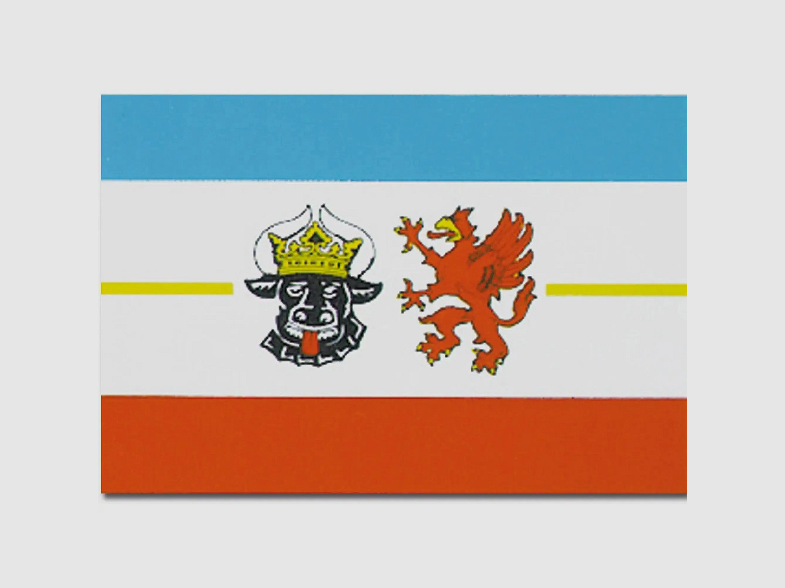 Bandera diversa de Mecklemburgo-Pomerania Occidental