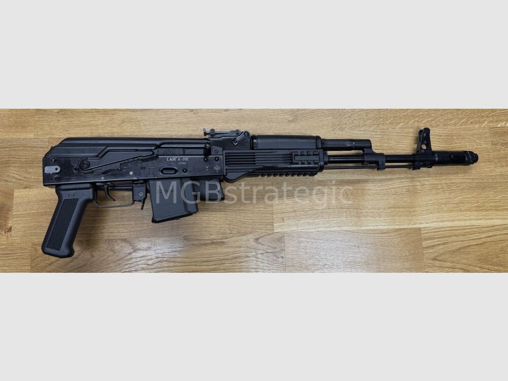 Izhmash Saiga MK 102 - sportlich zugelassen! - halbautom. Büchse .223Rem 415mm Lauflänge - Polymer Klappschaft - - zivile Version AK101 - System AK74 AK47 AK101 - optisch wie AK74M