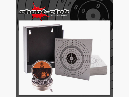 xxx Set: Kugelfang + 120 Zielscheiben + RWS CLUB
