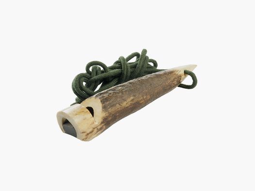 Hundepfeife aus Hirschhorn ca 8-11cm