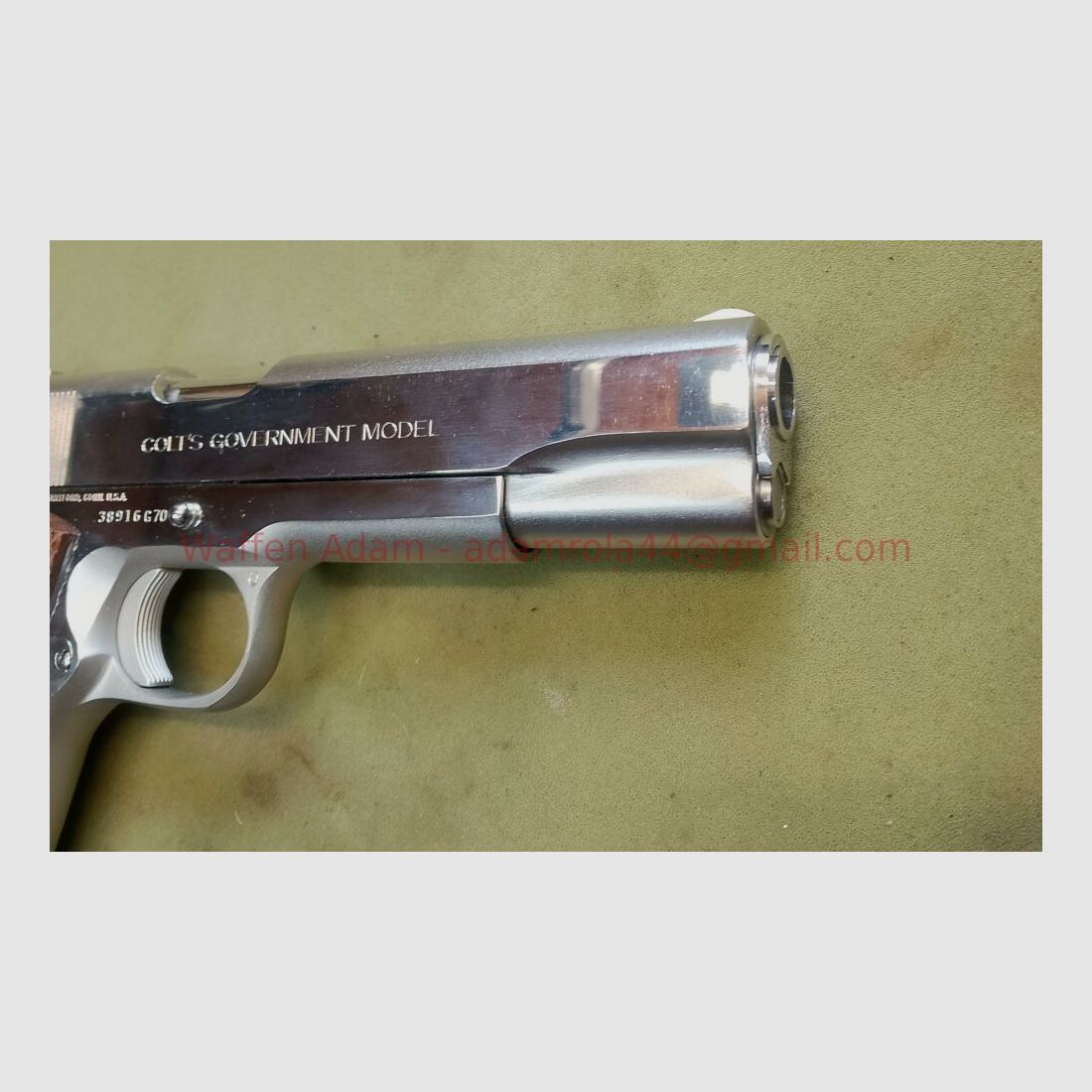 Colt MK IV/Serie`s 70 Government Nickel 1977