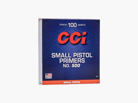 CCI Spłonki do Pistoletów Małego Kalibru