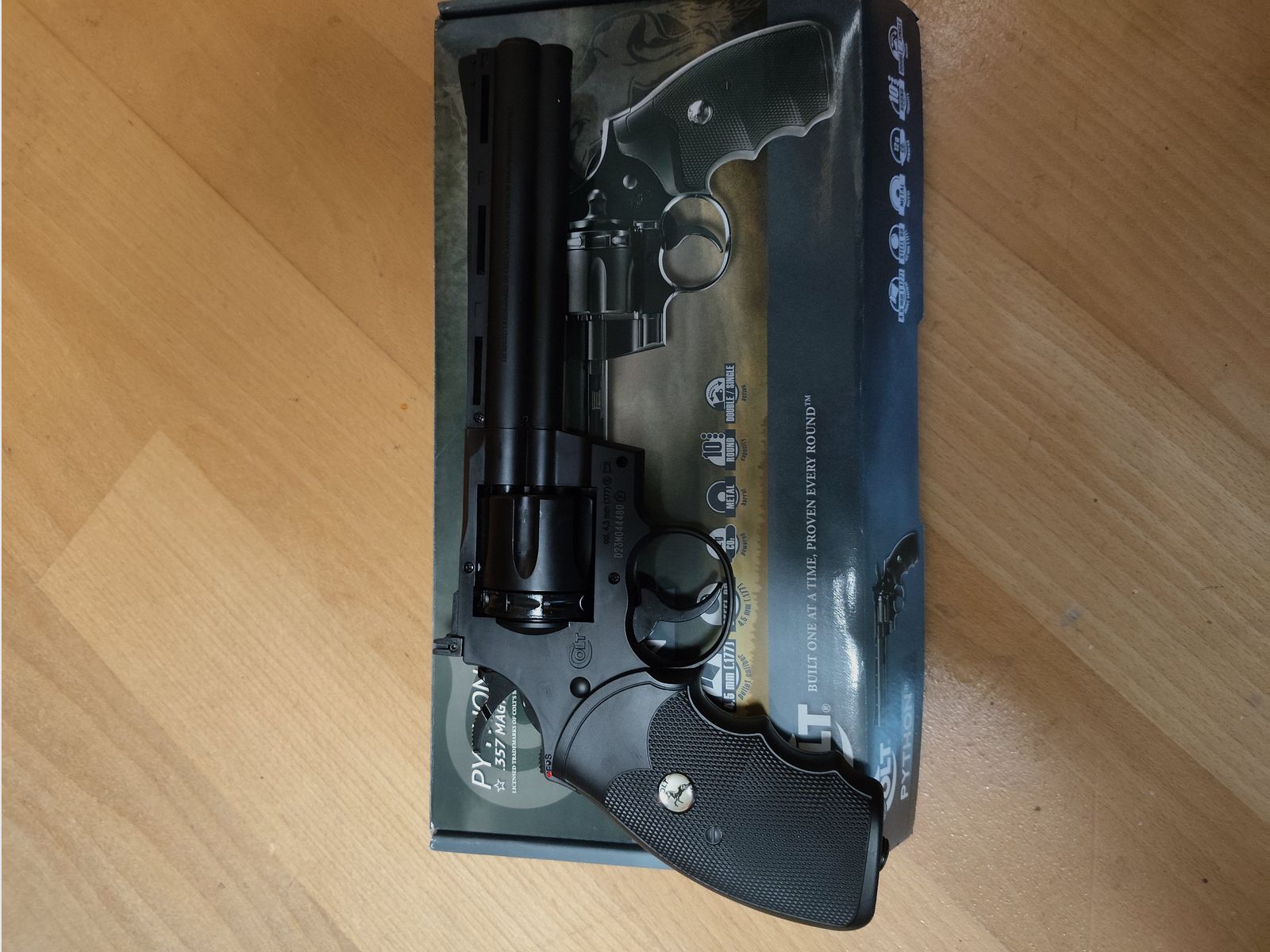 Colt Python .357 CO2 4,5 BB und Diabolo