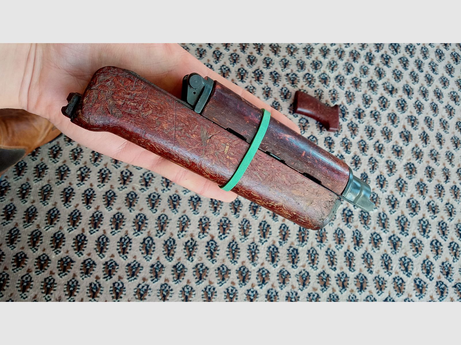 Original VZ.58 "Beaver Barf" Bakelit Handschutz und Griff / auch geeignet für CSA Sporter / Set #3