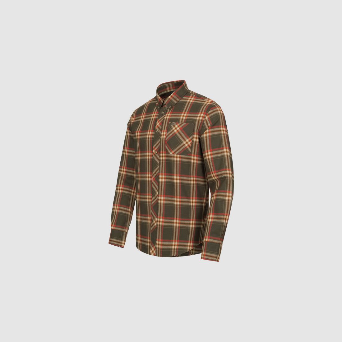 Blaser chemise Sebastian, à carreaux marron/rouge, image 2 sur 4