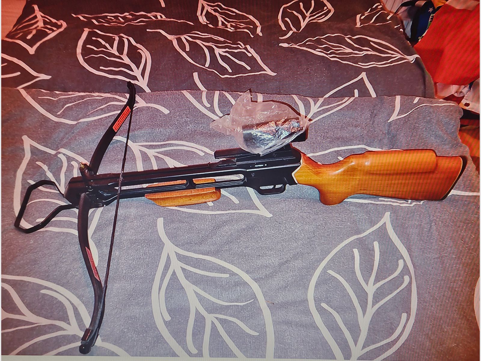 Crossmann crossbow with LED sighting device