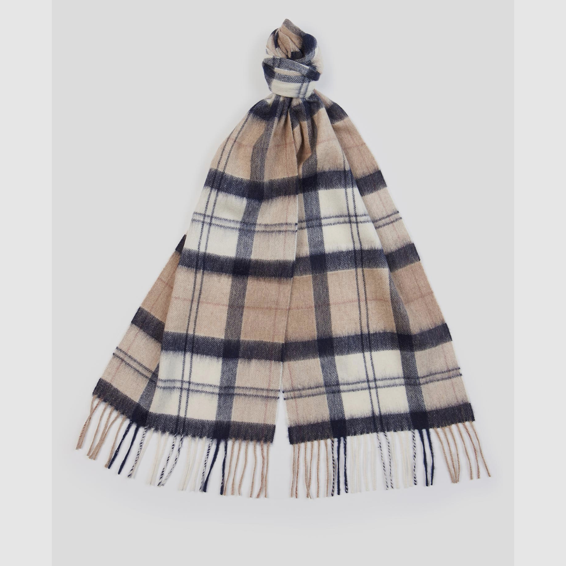 Barbour Tartan Schal aus Lammwolle & Cashmere