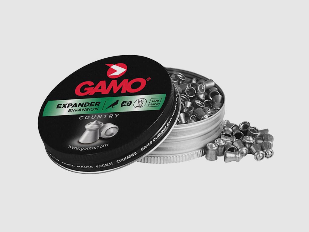 Hohlspitz Diabolos Gamo Country Expander Kaliber 5,5 mm 1,00 g glatt 250 StĂĽck