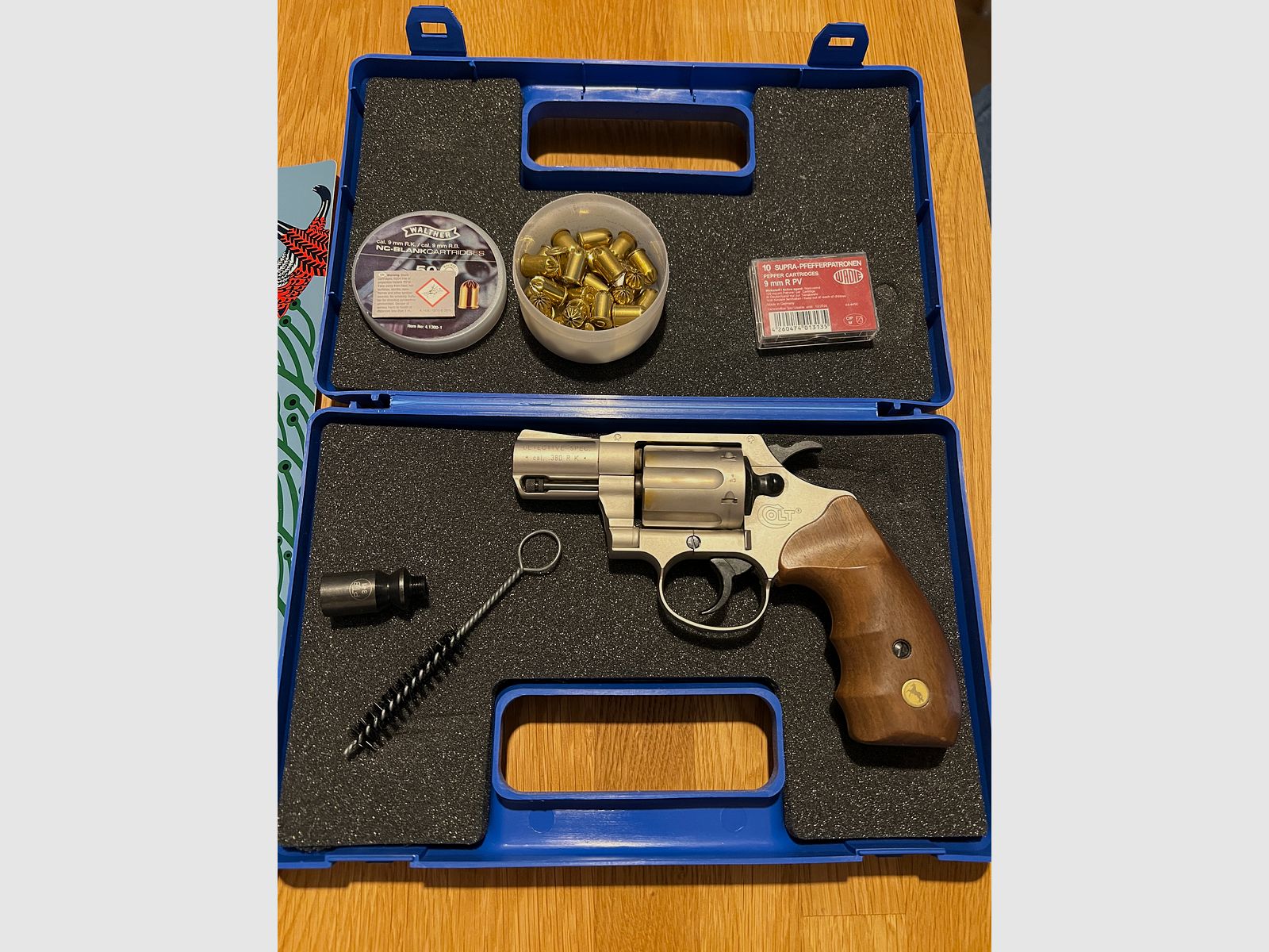 Umarex Colt Detective Special Nickel/ Holzgriff