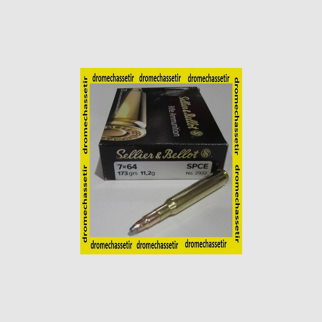 20 Patronenbox, 7×64 SPCE 173 grains Eellier & Bellot
