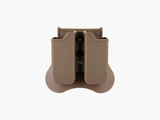 Amomax Double Mag Pouch fr WE / KJW / TM 17/19-Dark Earth