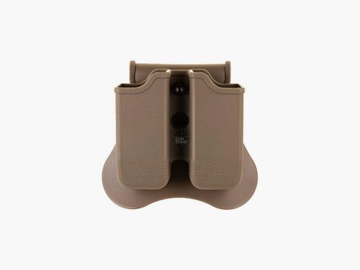 Amomax Double Mag Pouch for WE / KJW / TM 17/19-Dark Earth