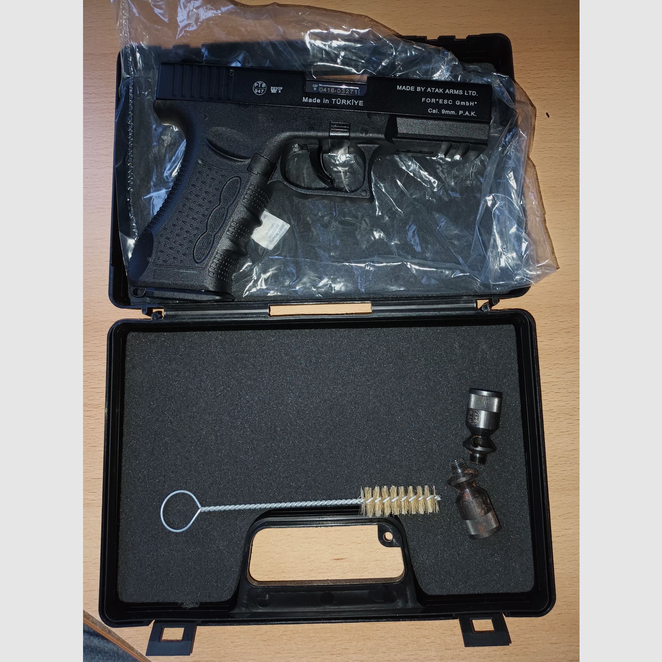 Zoraki Modell 917 brüniert - chrom, Kaliber 9 mm P.A. (P18)