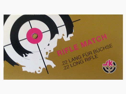 Cartouches .22 Long Rifle – 40 grains – SK Rifle Match x50