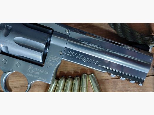 CO² Revolver ASG - DAN WESSON 4.5 mm Diabolo .357 Magnum