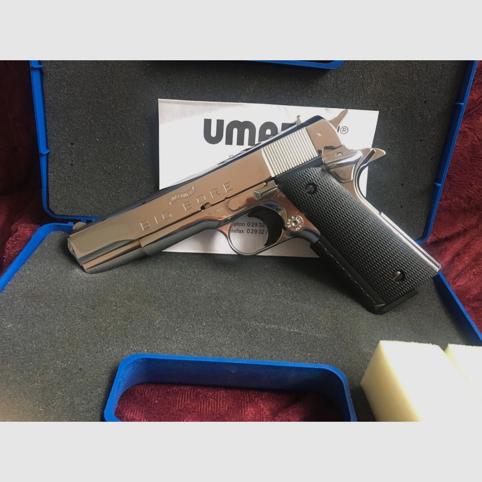 Walther Big Bore Chrome Tausch gegen einen PIEXON JPX 6 mit Laser möglich!!!