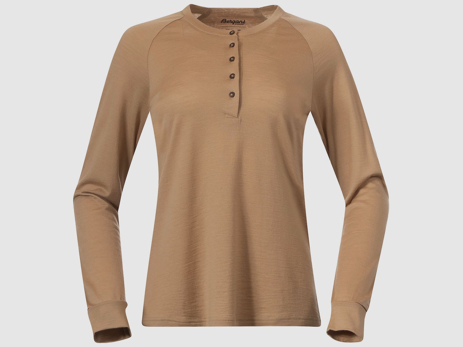 Bergans Lysebu Wool Henley Damen Warm Sand. L