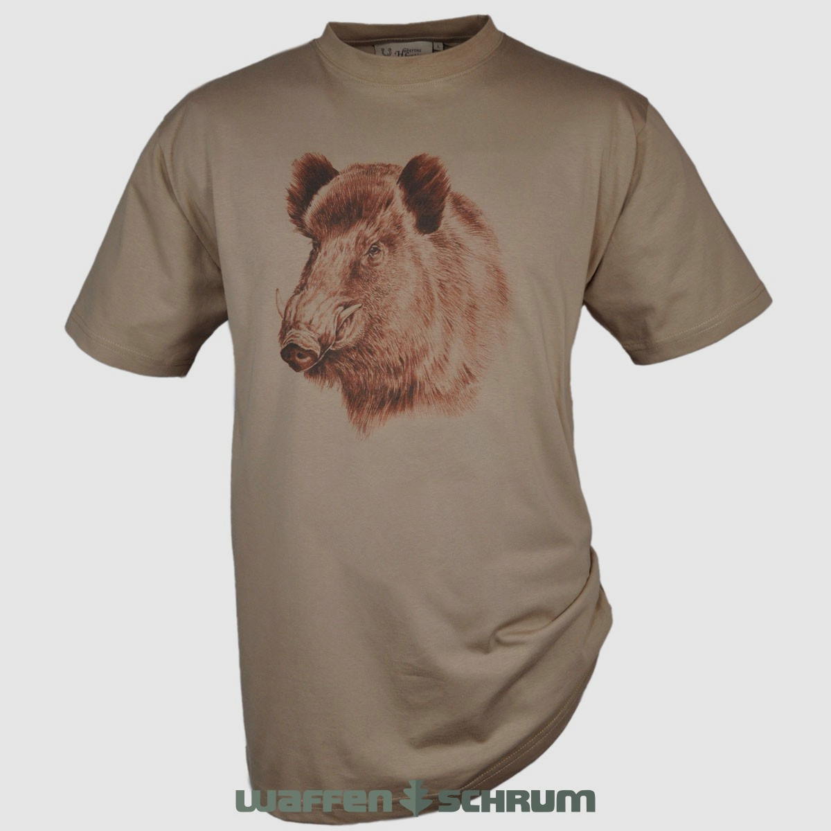 Hubertus T-Shirt Keiler Schilf