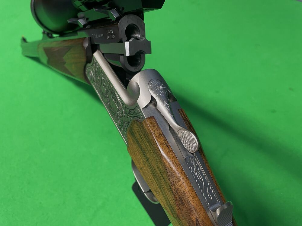 Heym B26 Luxus Bockbüchse mit Handspanner !