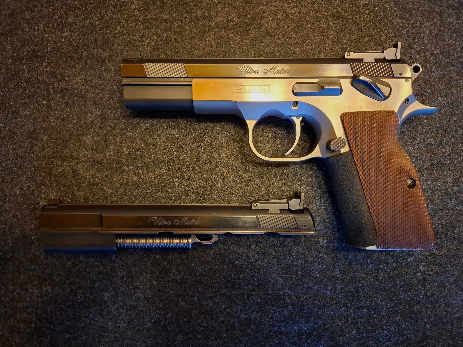 TANFOGLIO "Ultra Match Combo" - 45 ACP inkl. WS (9mm Luger)