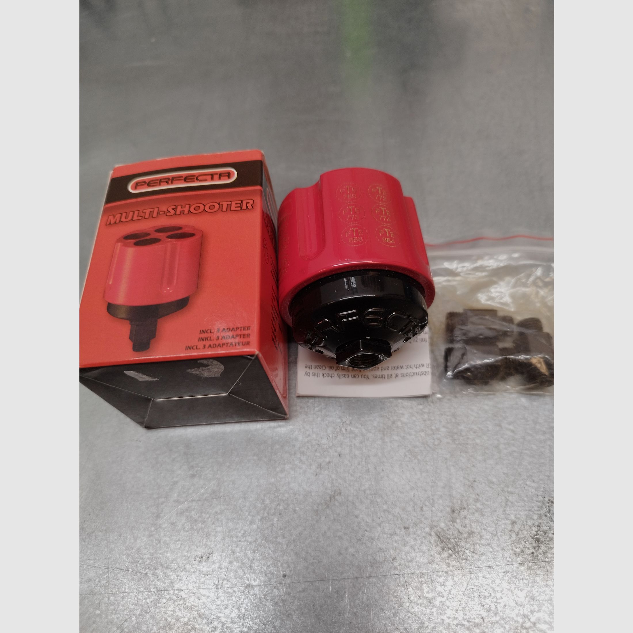 Umarex Perfecta Multi Shooter 4 fois avec 3 adaptateurs type I,K,C !!!Produit neuf!!!