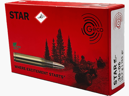 Geco STAR Jagdpatrone Kal. .30-06 10,7g 165grs