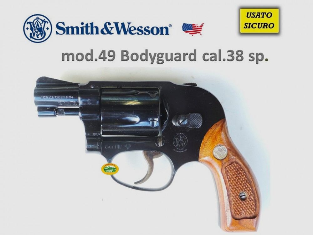 SMITH & WESSON 49 Bodyguard gebraucht Kal.38 sp. R.16188, Bild 1 von 2