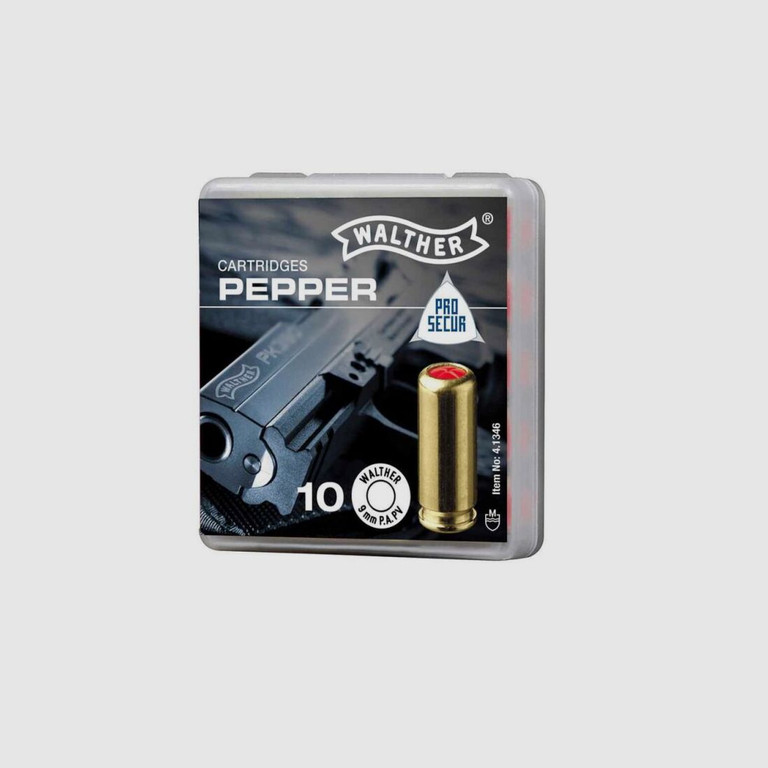 Walther Pfeffer-Gas Patronen / cal. 9 mm P.A.K.