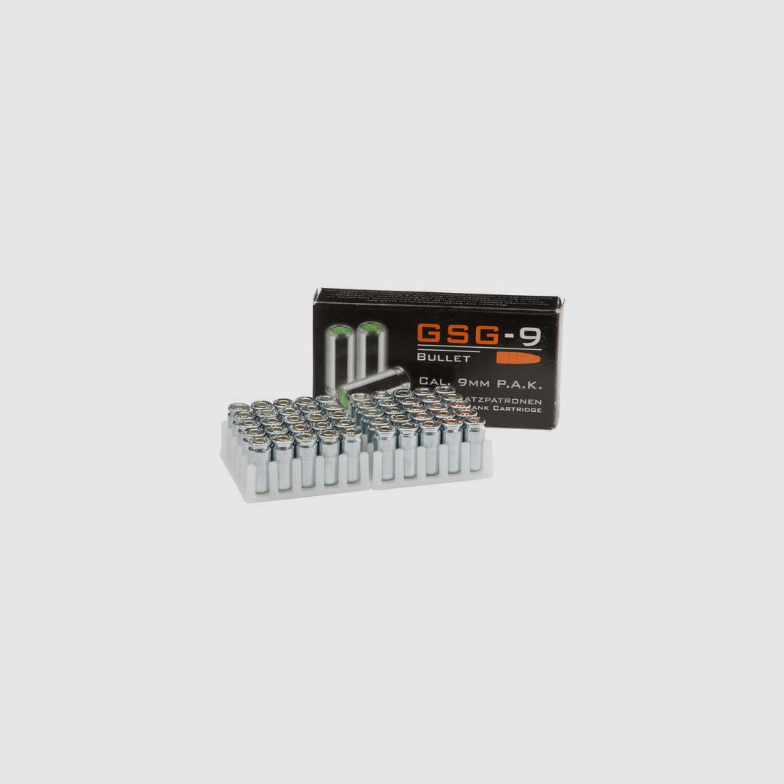 Victory GSG - 9 blank cartridges 9mm P.A.K. 50 pieces