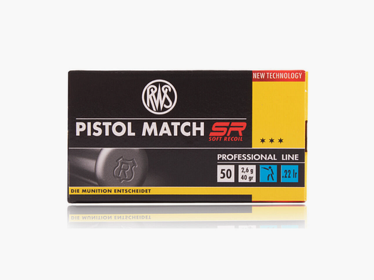 22 LR RWS Match SR LRN 40gr VE50