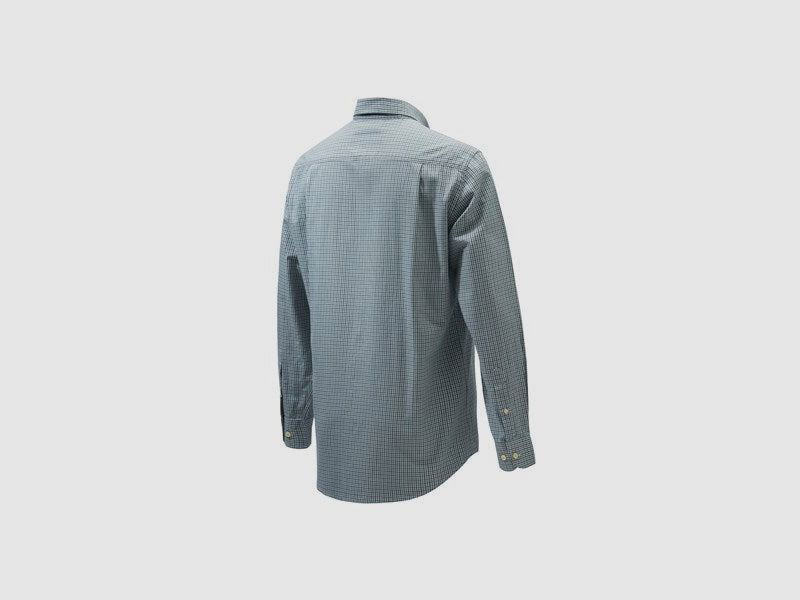 BERETTA SHIRT WOOD BUTTON DOWN WHITE/GREEN LU210 T1645, image 2 of 8