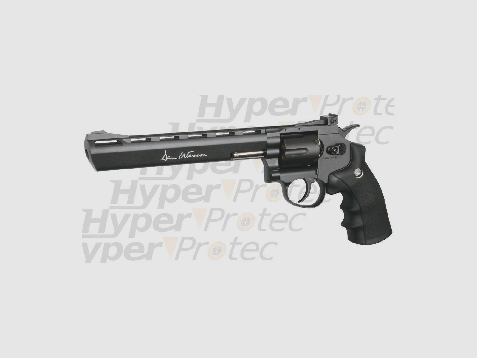 Revolver Dan Wesson schwarz 8 Zoll - Airsoft CO2 6 mm, Bild 2 von 3
