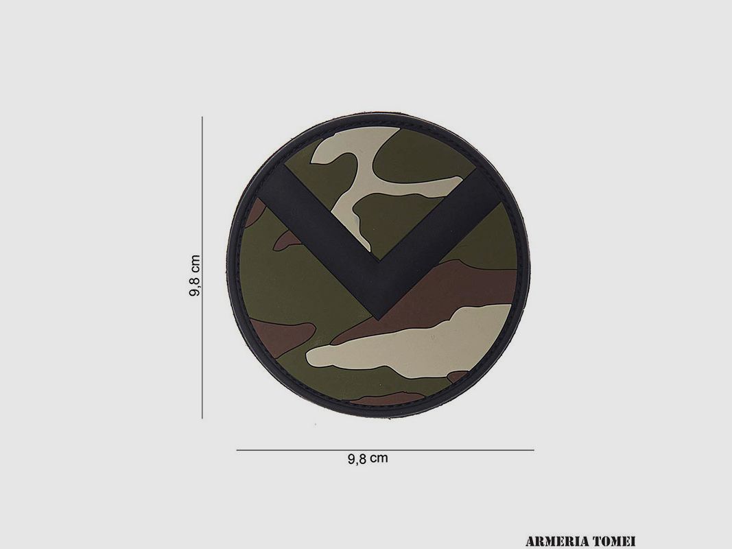 PATCH – 3D PVC SPARTAN SHIELD WOODLAND #10119
