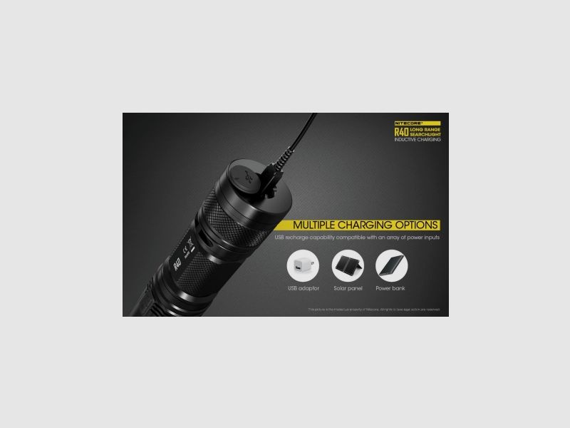 Latarka Nitecore R40 ze Stacją Ładowania 1000 Lumenów, zdjęcie 12 z 30