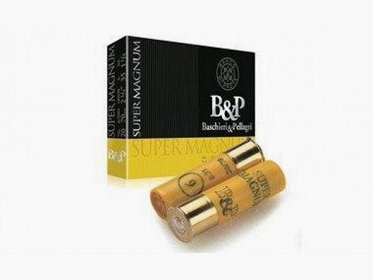 BASCHIERI & P. Patronen Supermagnum Kal.20 gr.35 pb. 6 spezielle Taube