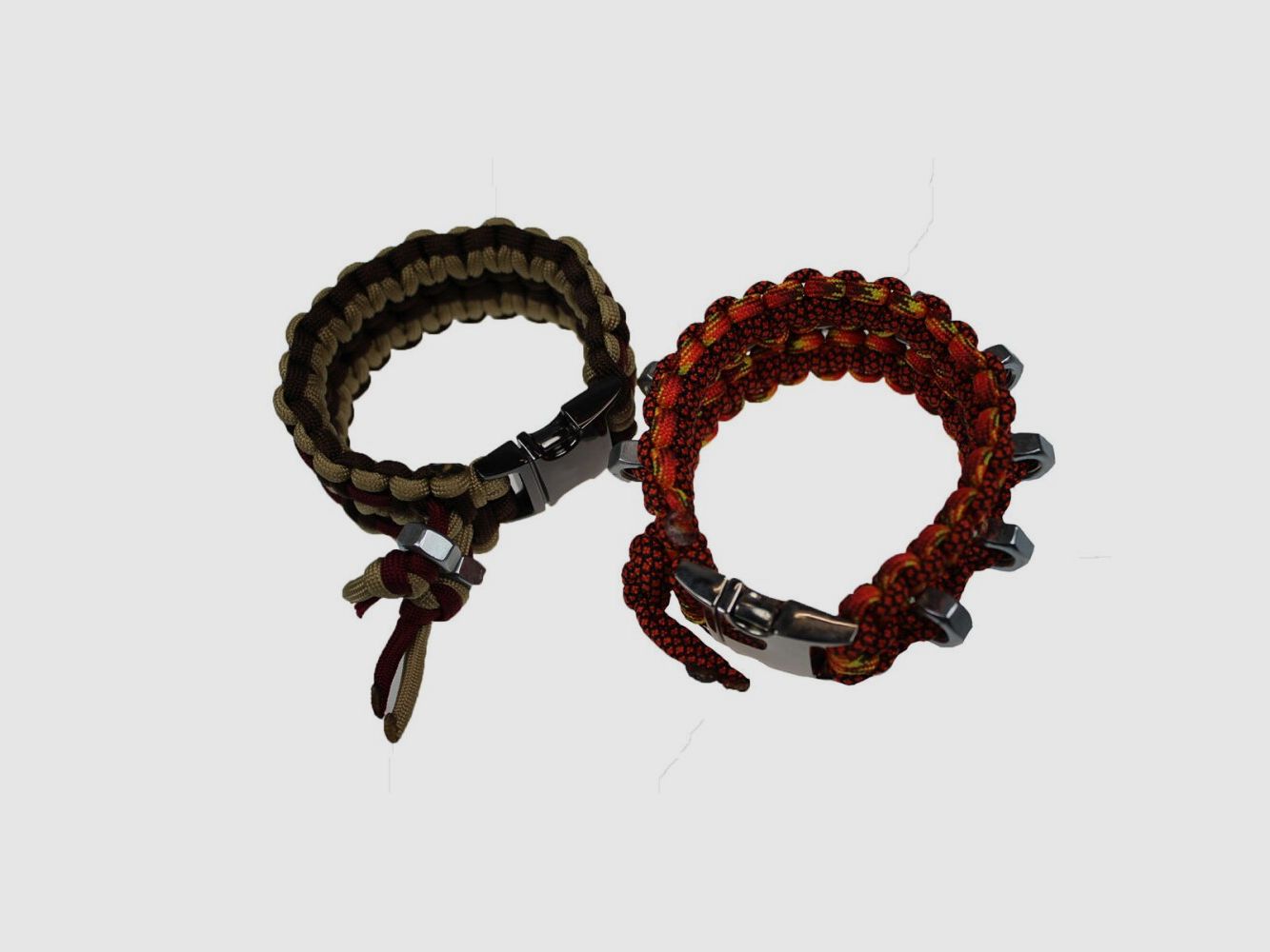 Bracelet de survie modifié Cobra double large extérieur